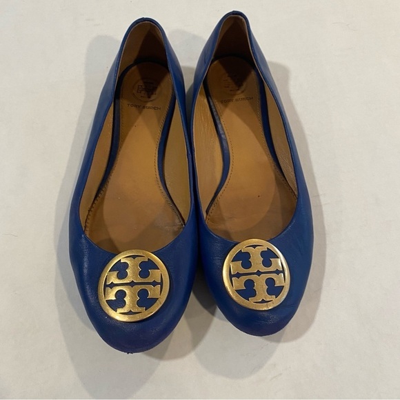 Tory Burch Blue Ballet Flats - Picture 2 of 12